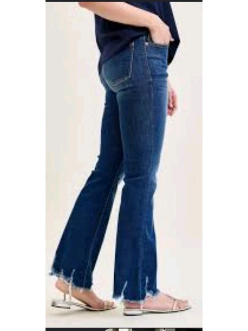 Judy Blue High Waist Boot Cut Destroyed Hem 7/28 NWT